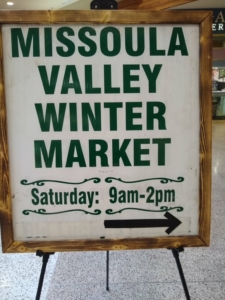 Missoula Valley Winter Market Sign